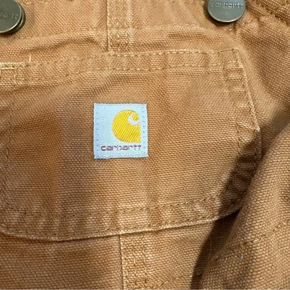 18 Month Carhartt Brown Overalls - Picture 3 of 4